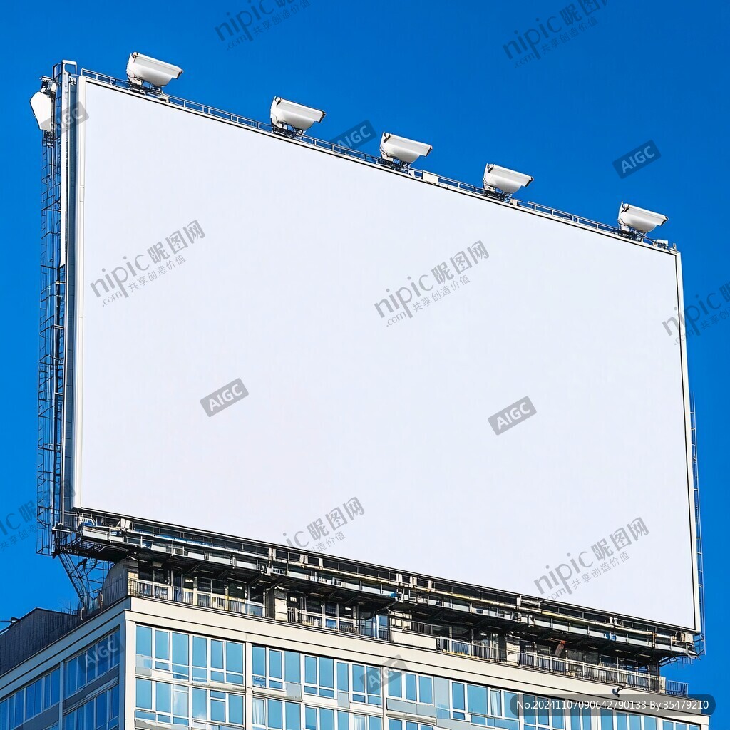 顶楼户外广告牌