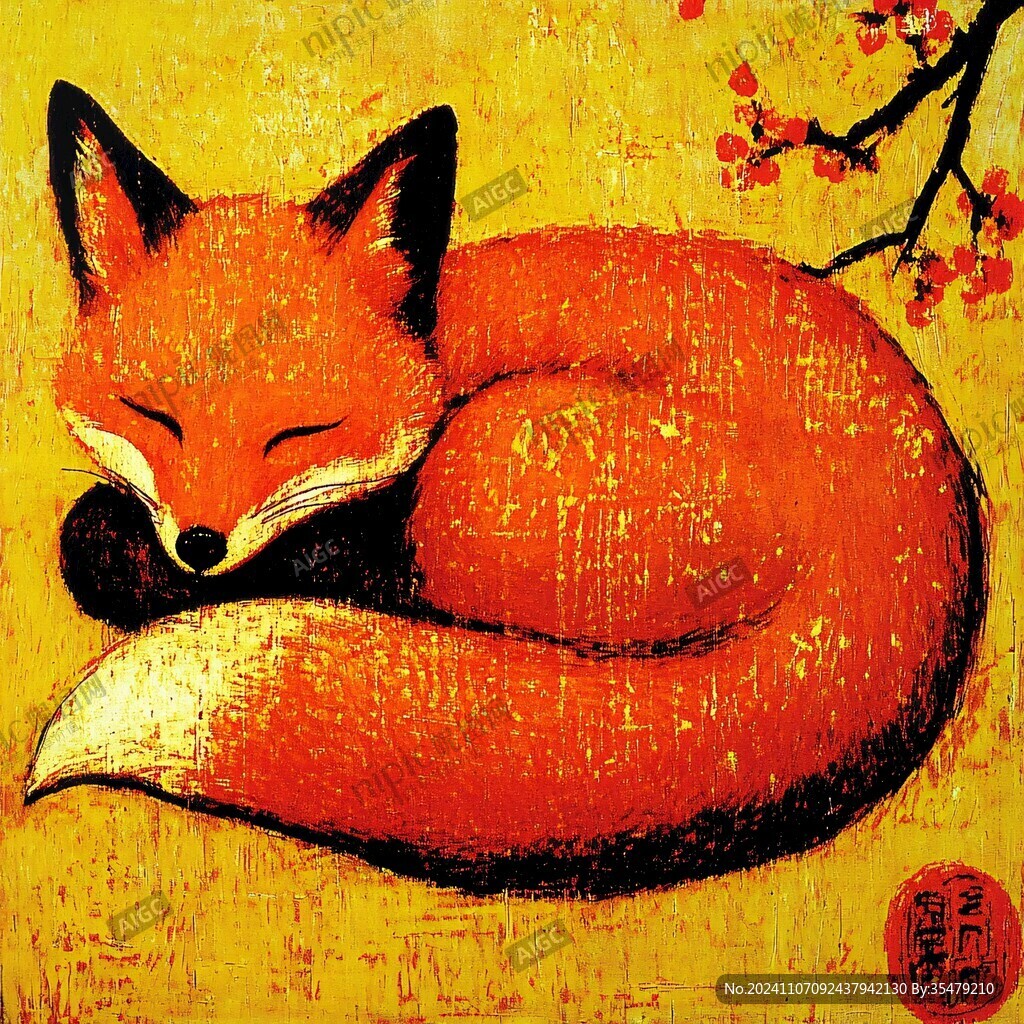 狐狸精插画