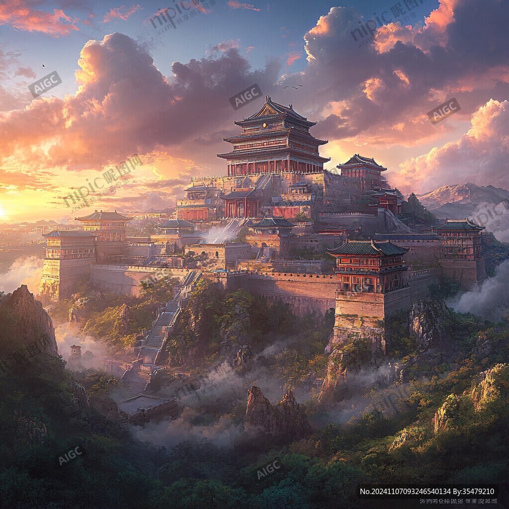古风仙境天上宫阙