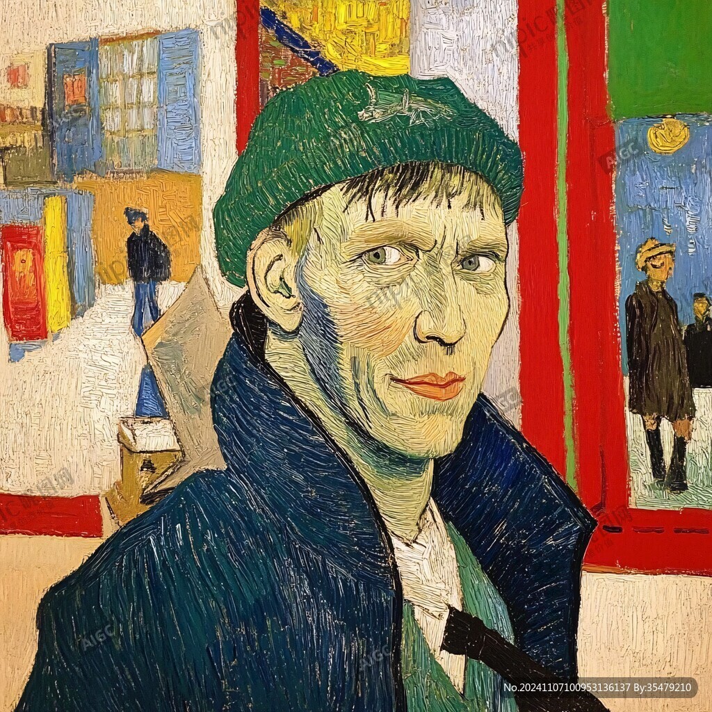 没有耳朵的梵高自画像
