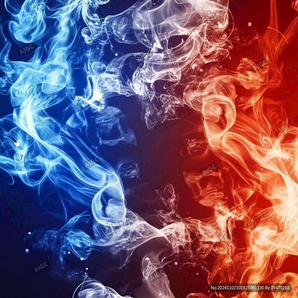 炫彩烟雾纹理背景