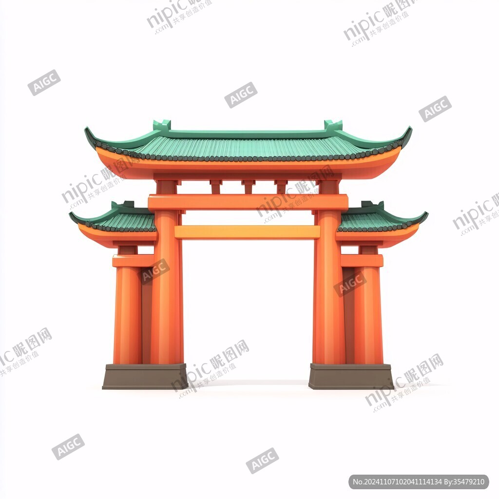 卡通大门建筑造型