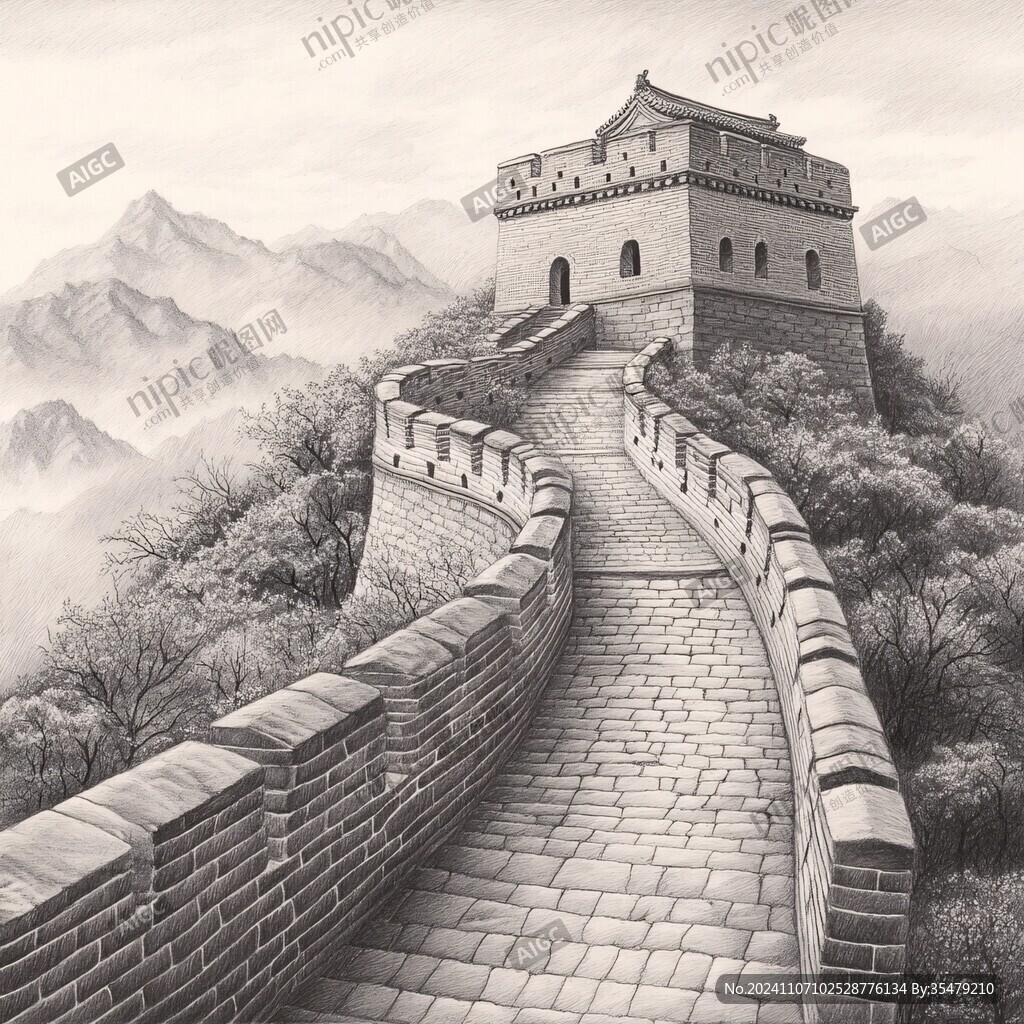 装饰画长城