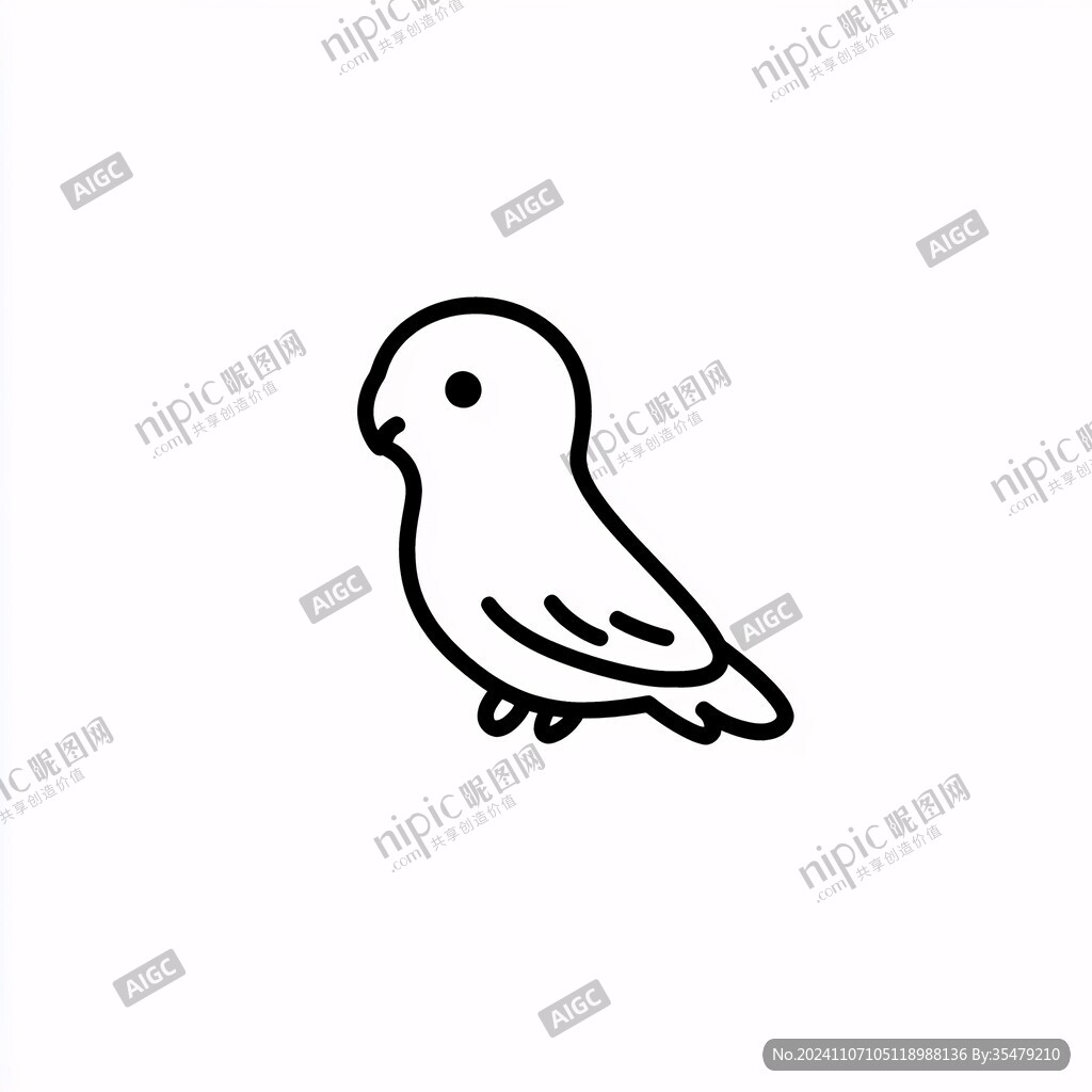 简笔猫头鹰
