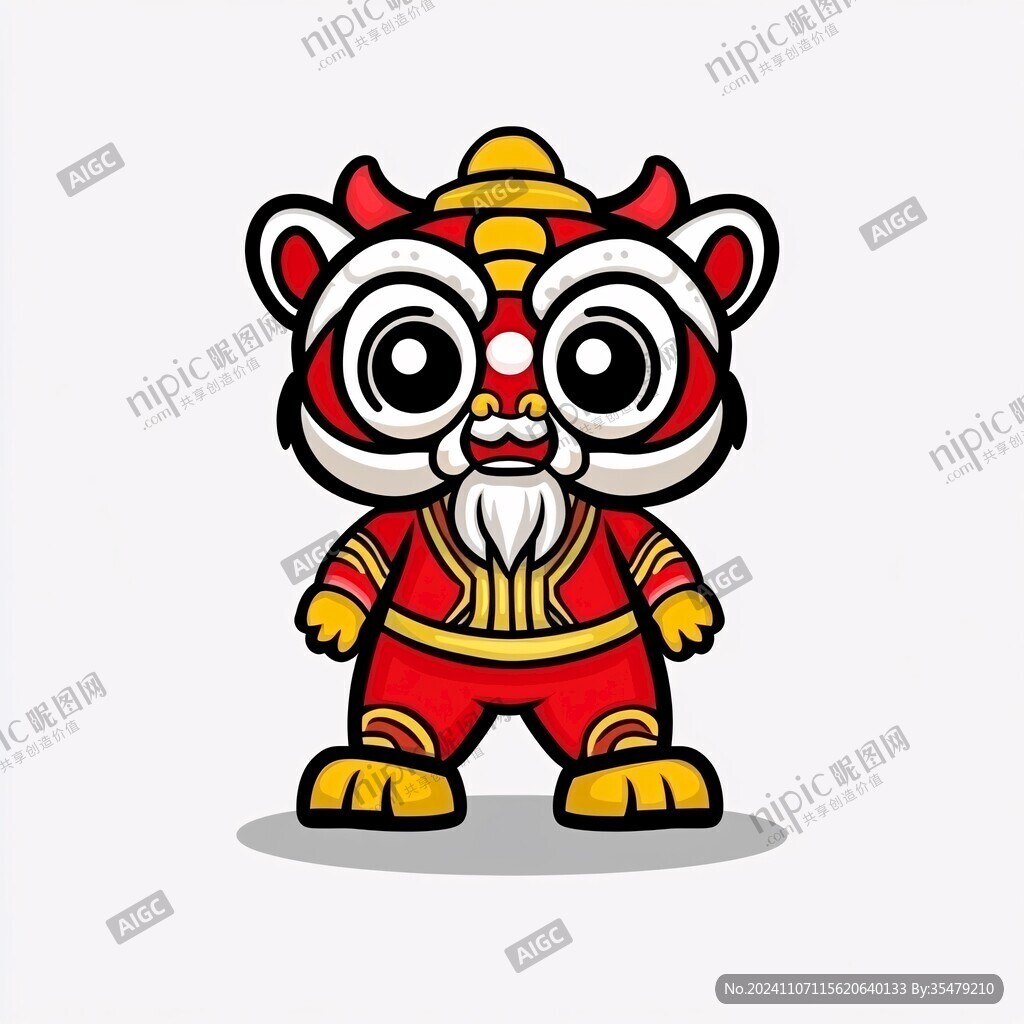 醒狮卡通形象