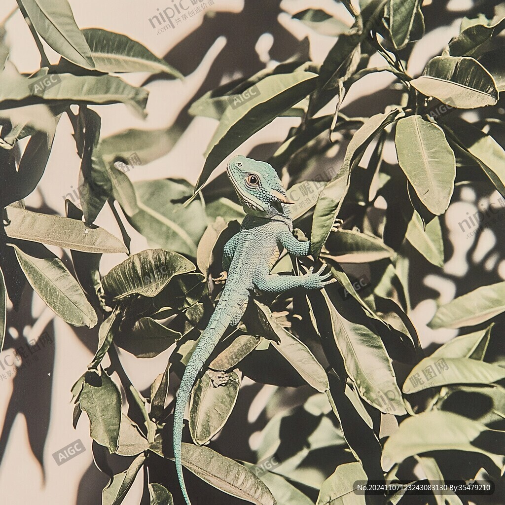 树蜥在树