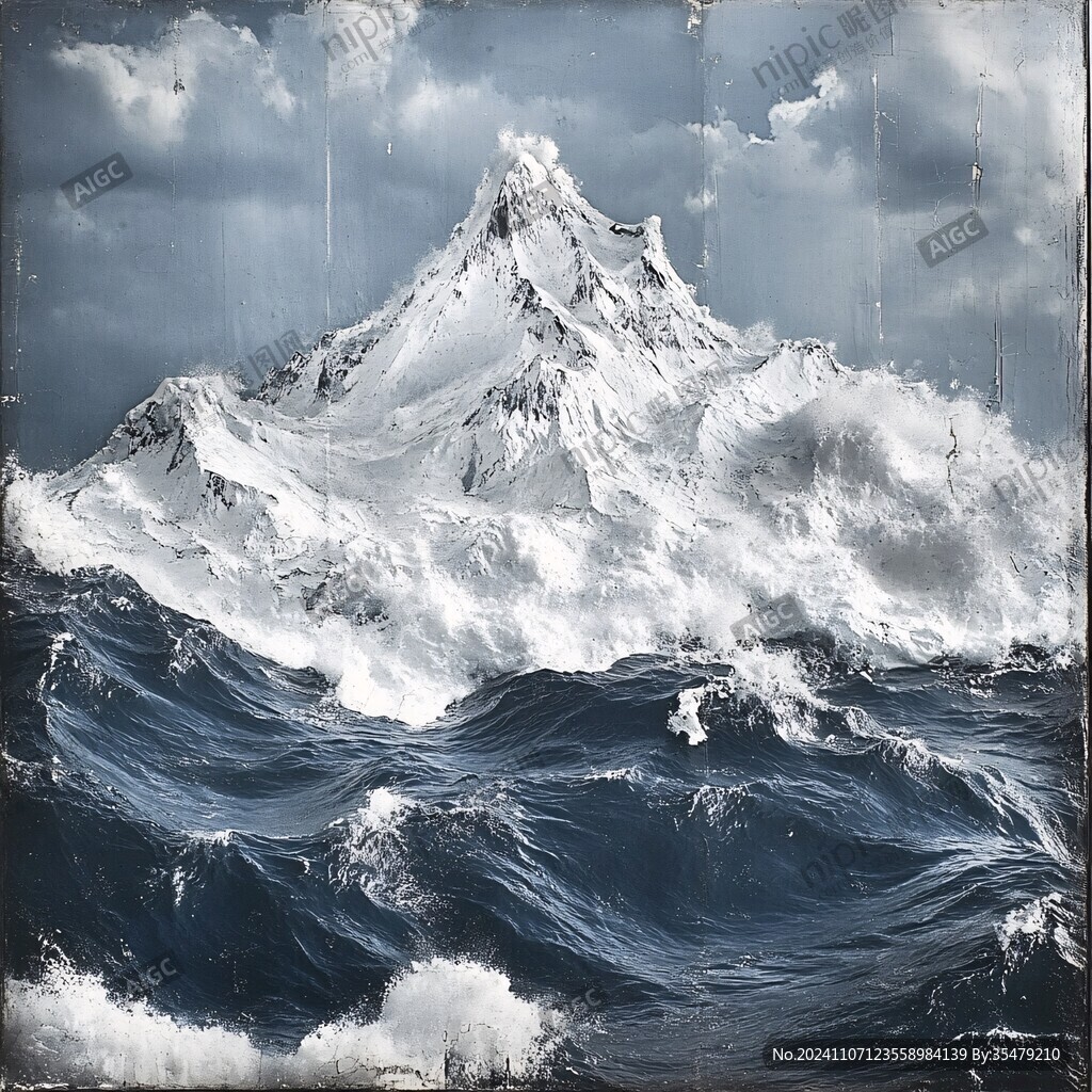 海面立体画
