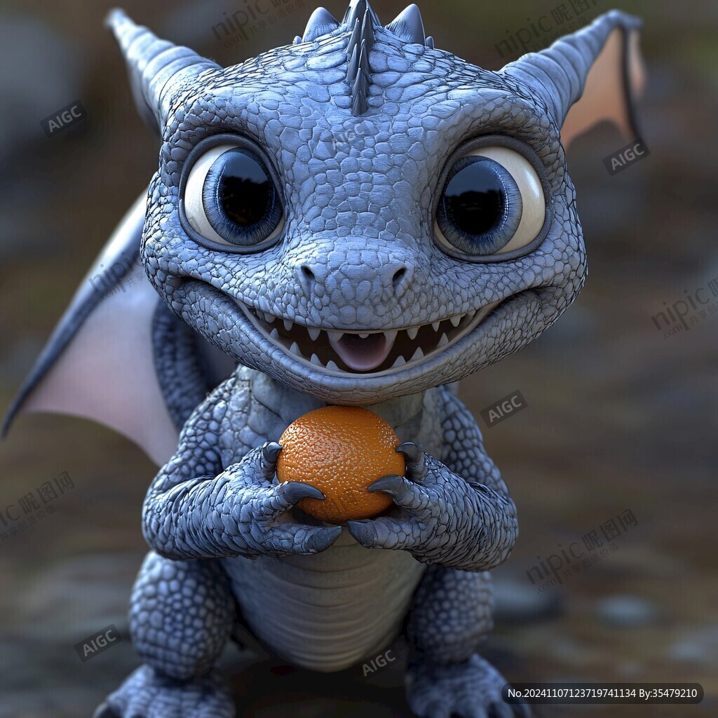 q版龙卡通龙造型