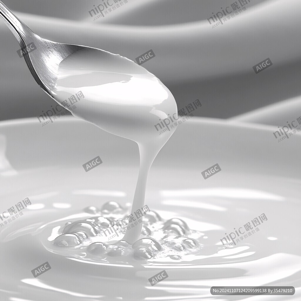 倒酸奶