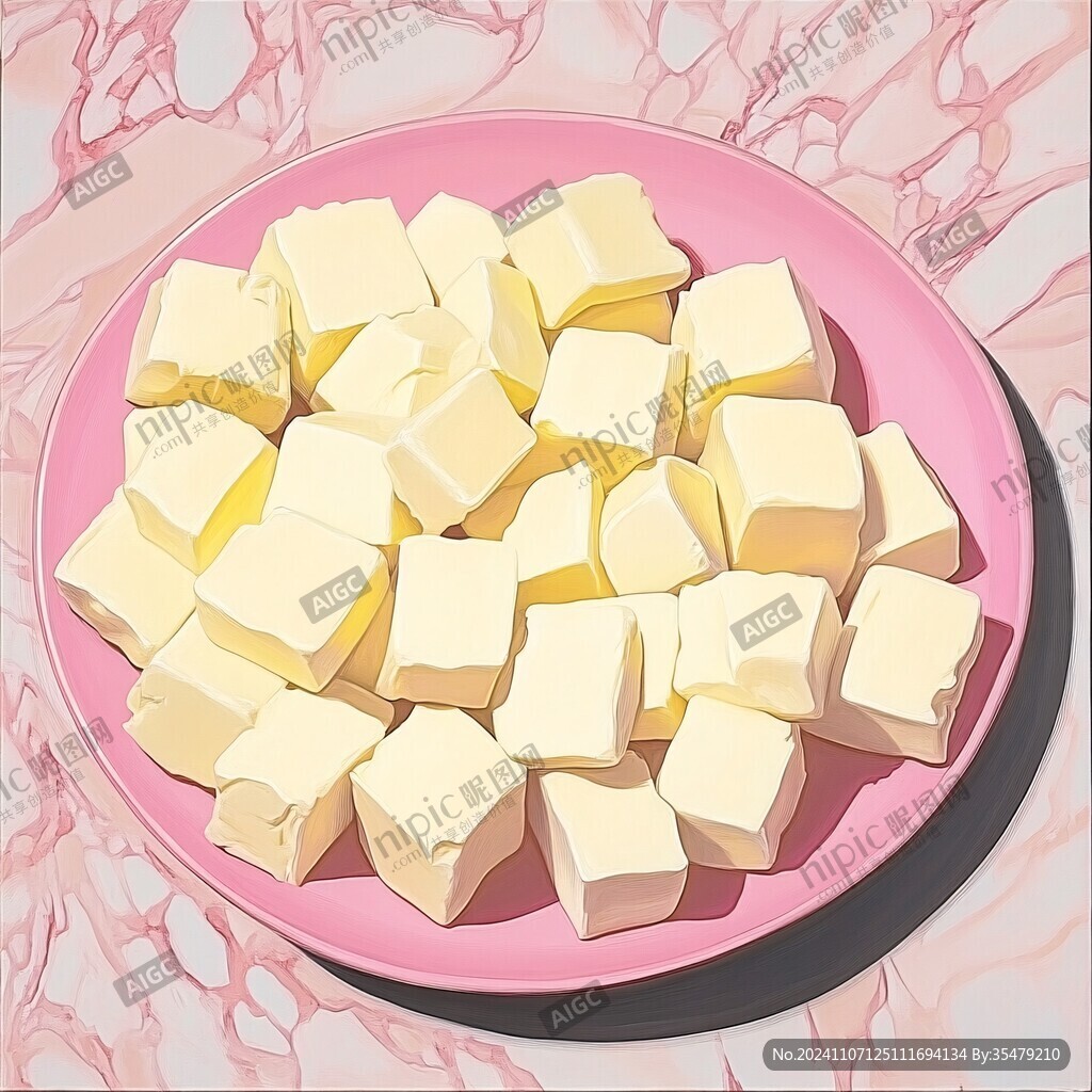 雪花酥插画