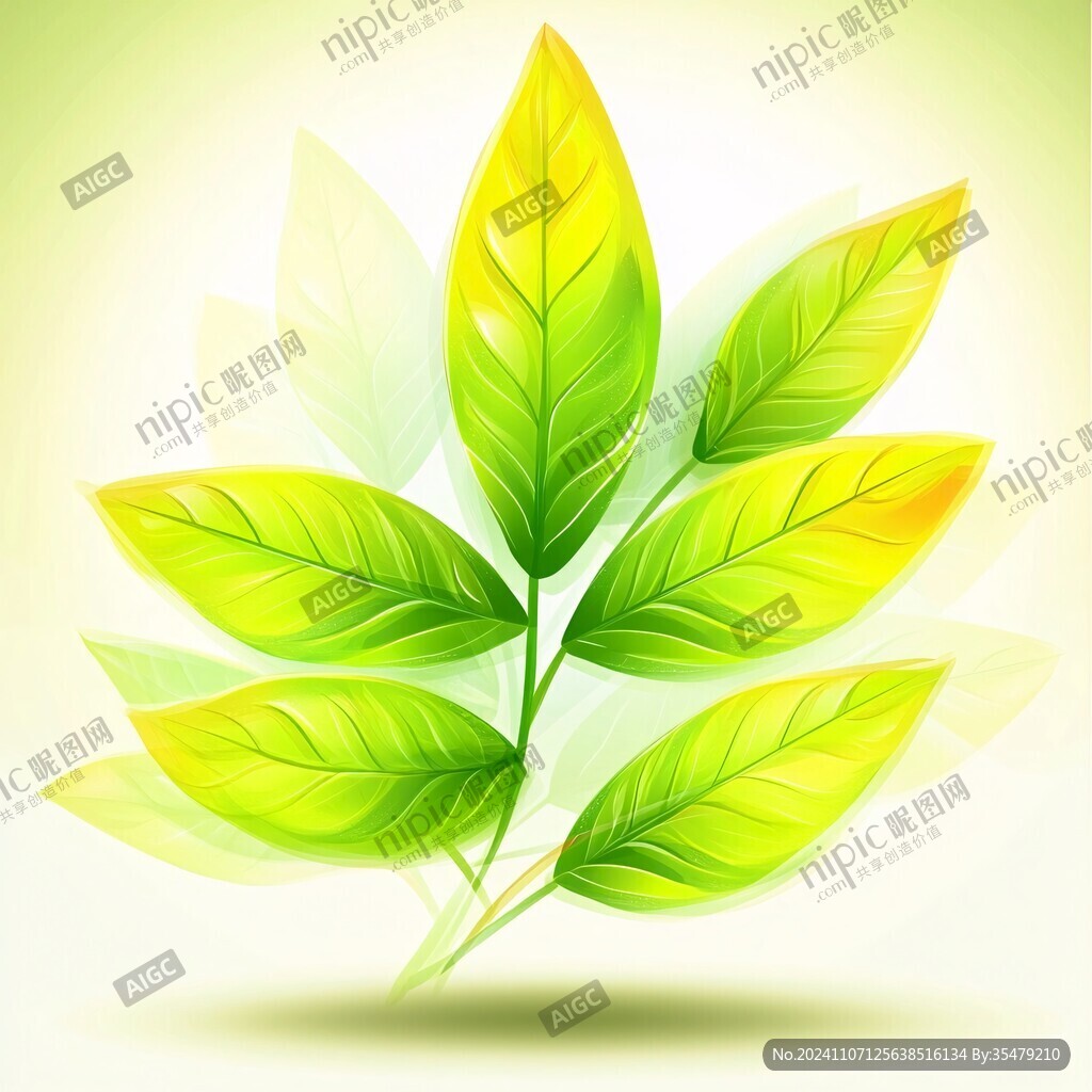 晶格化树叶
