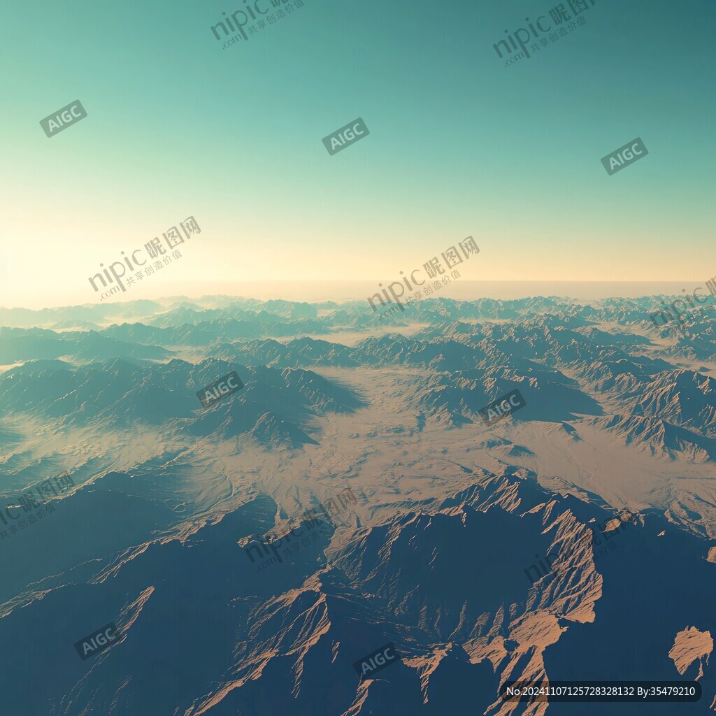 山川地形航拍