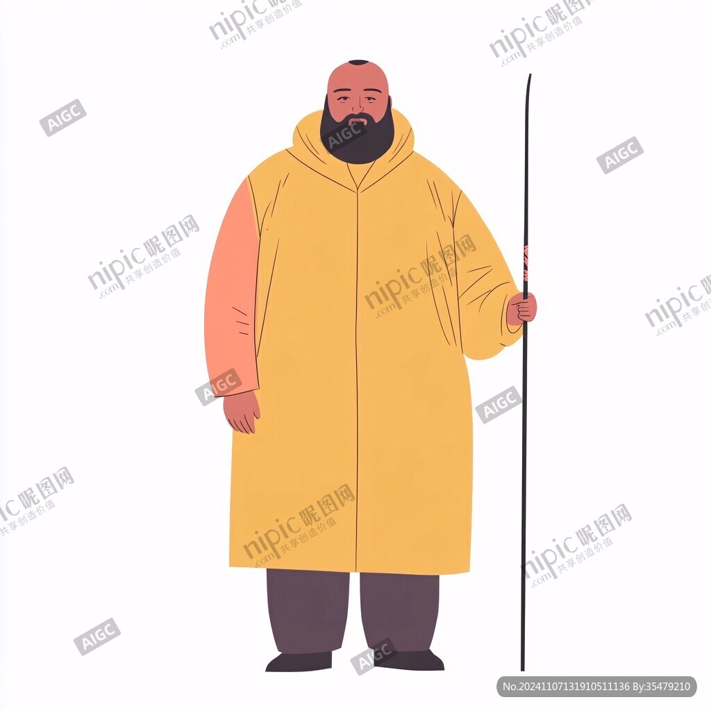 雨衣插画设计