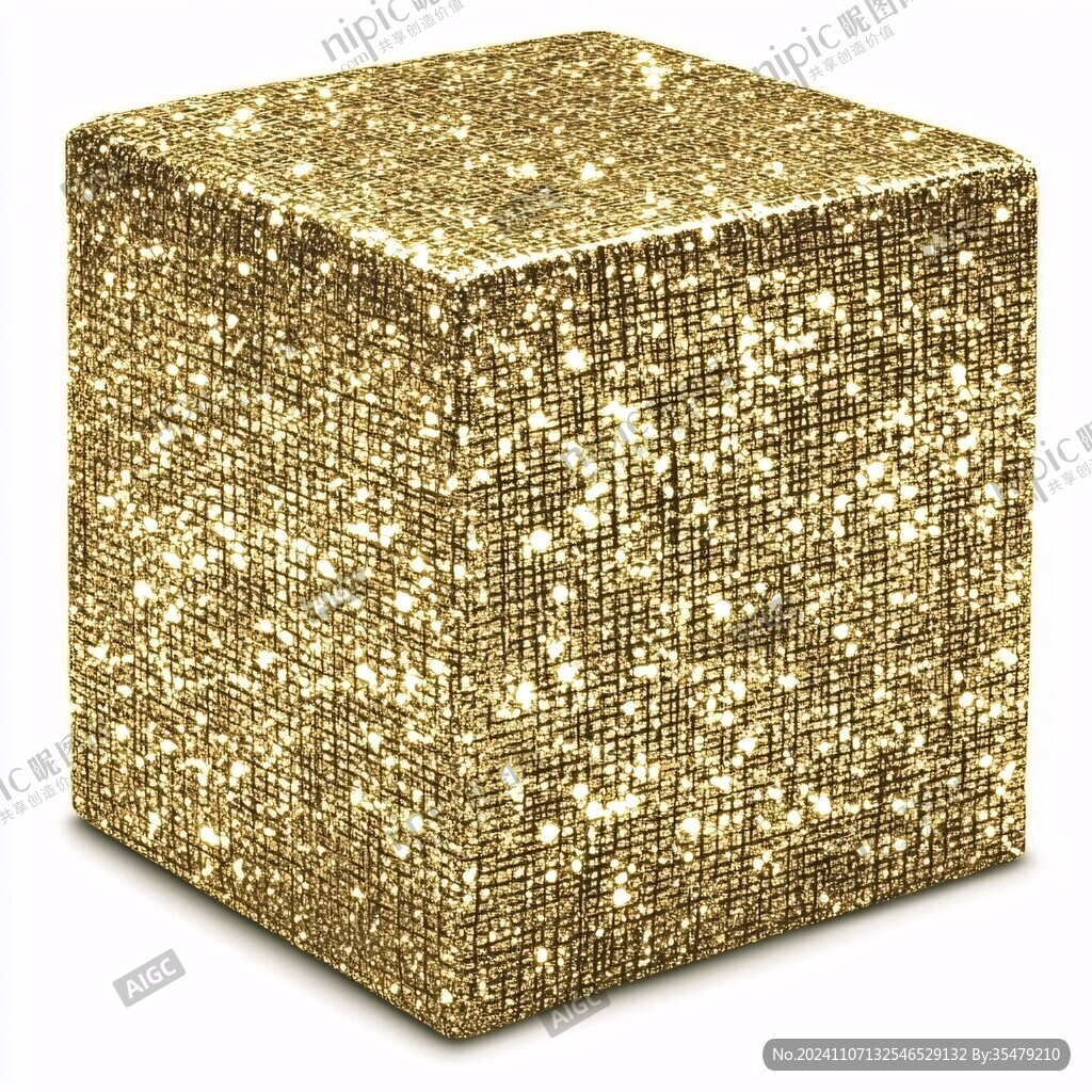 金色立方体box