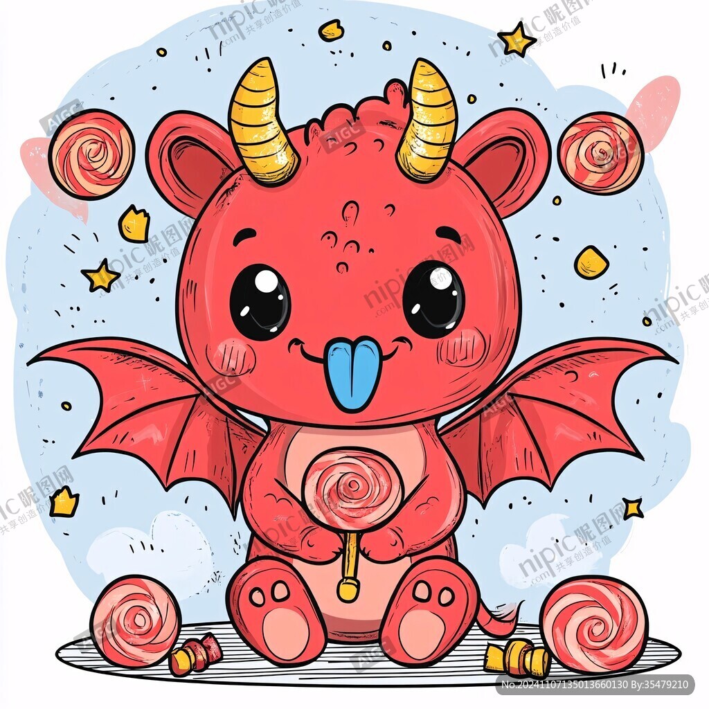 小恶魔插画