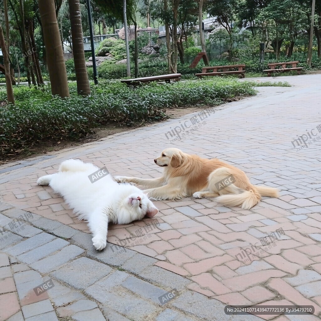 市民公园遛狗日常