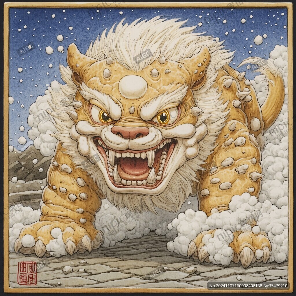 醒狮系列插画