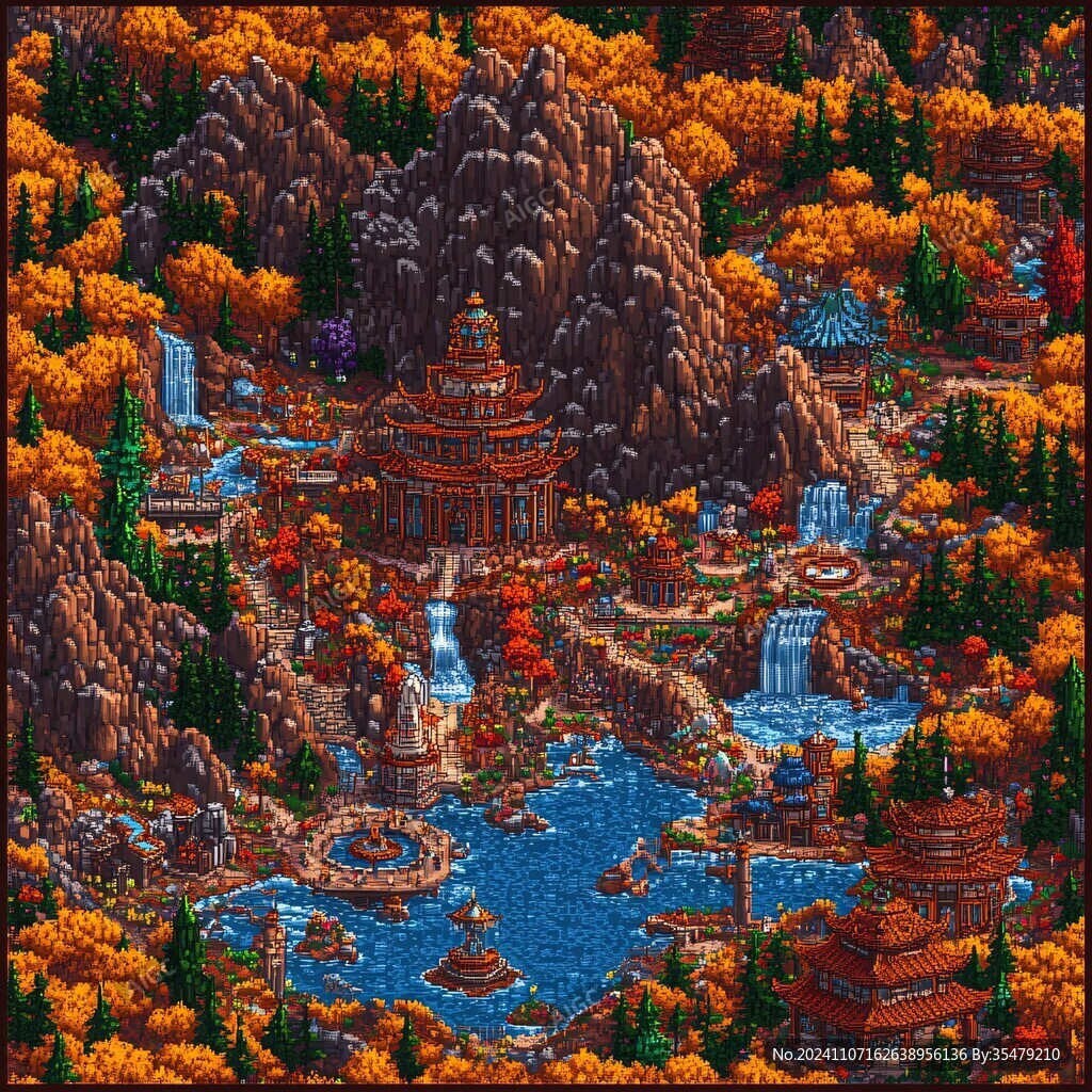 皇家园林插画