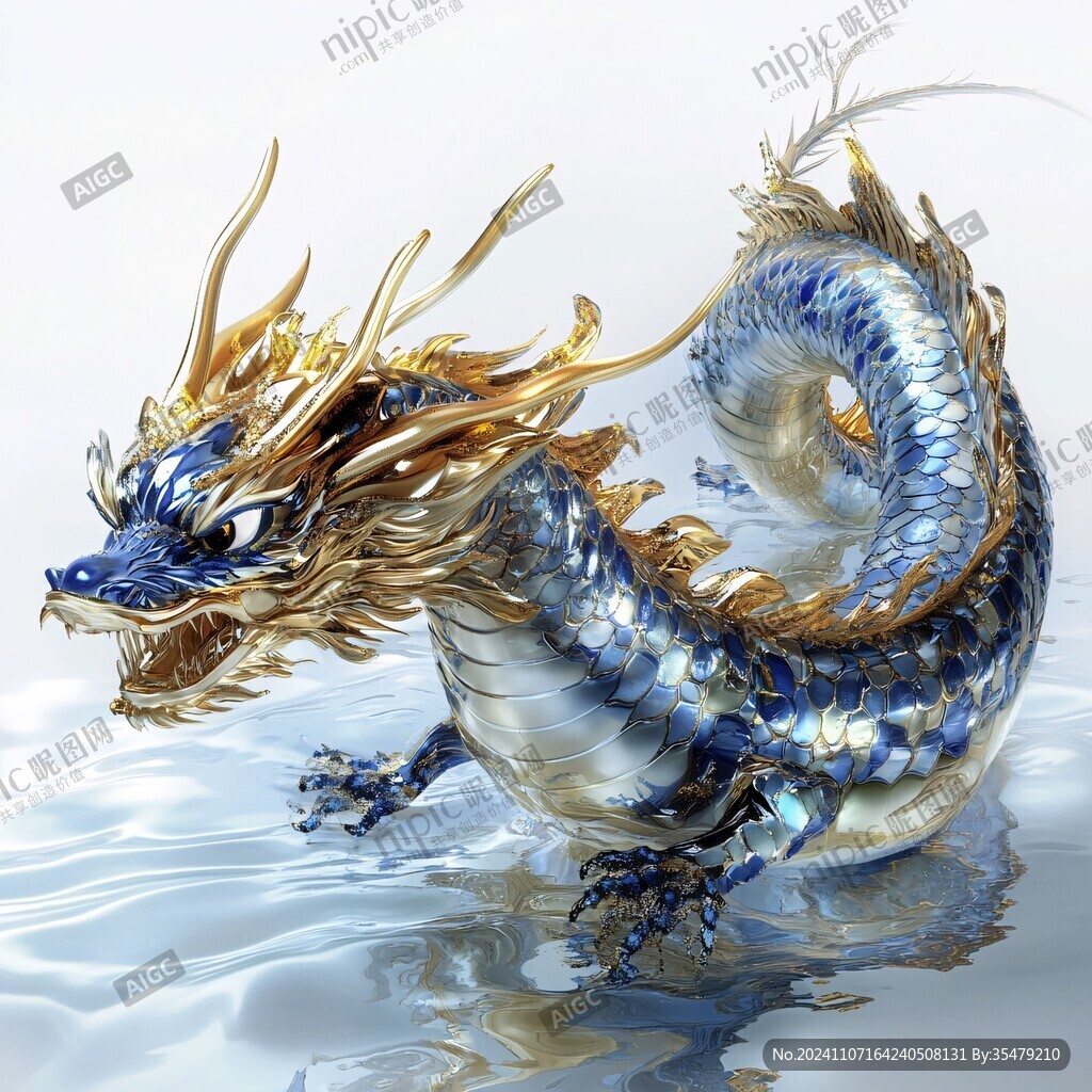 高清唯美双龙戏珠