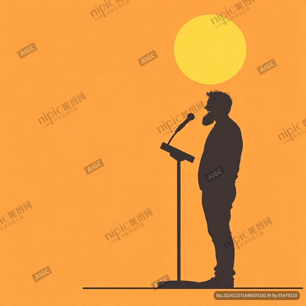 演说家广告海报