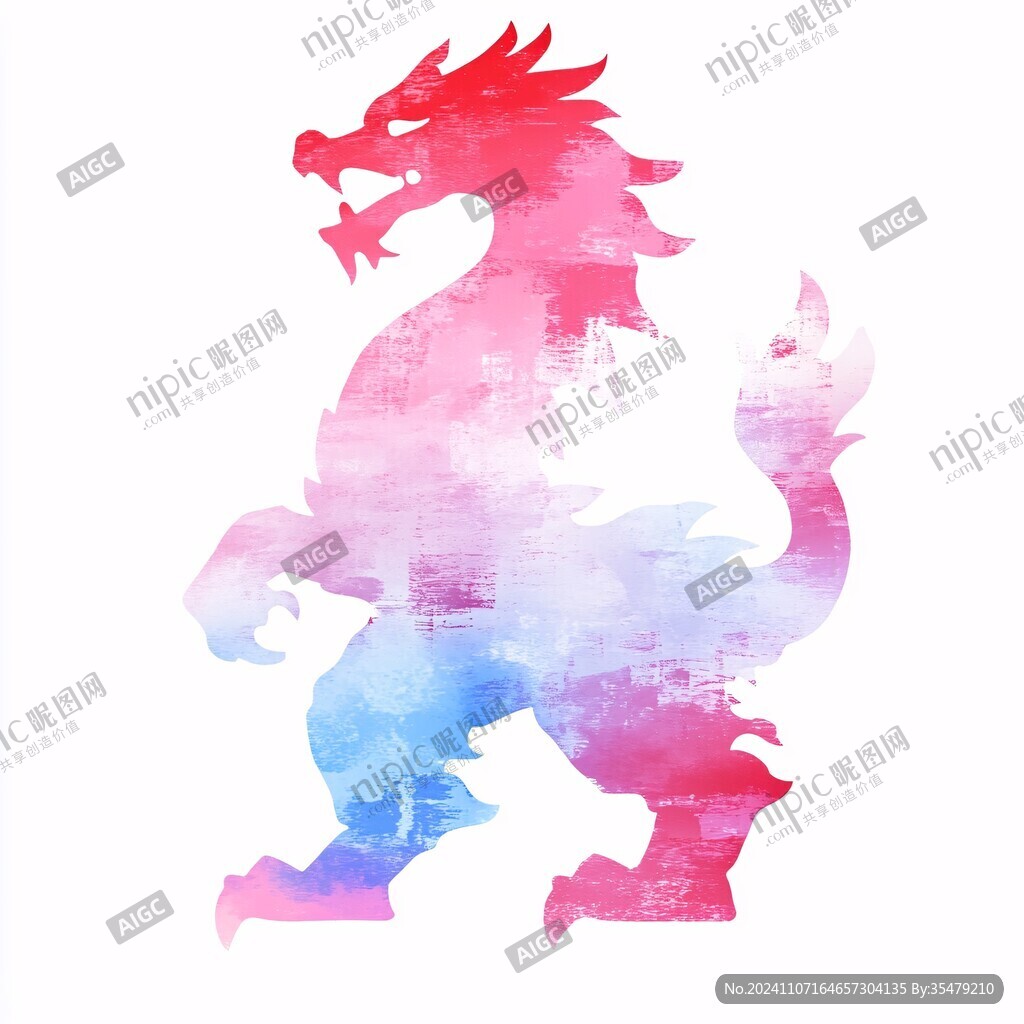 龙马精神龙年元素