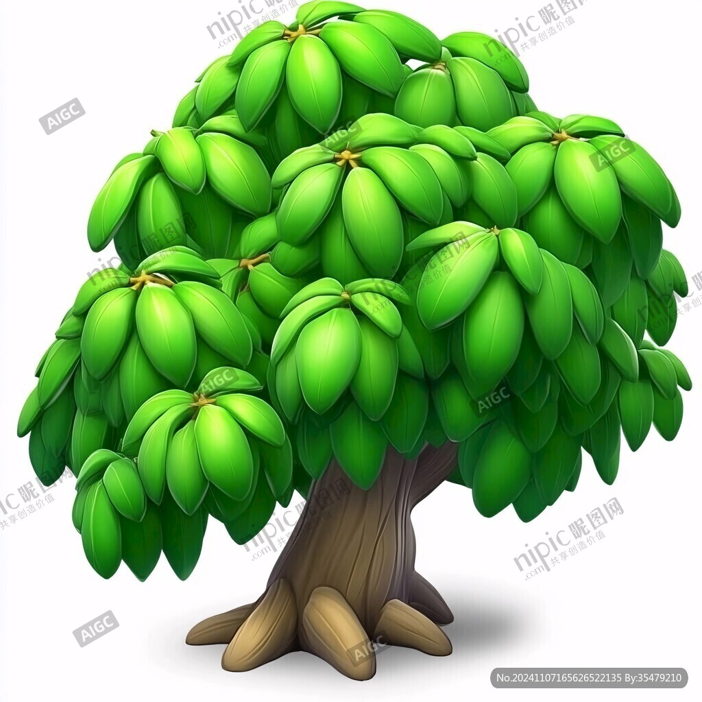榕树卡通形象设计