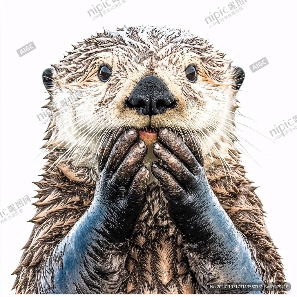 贴图水獭