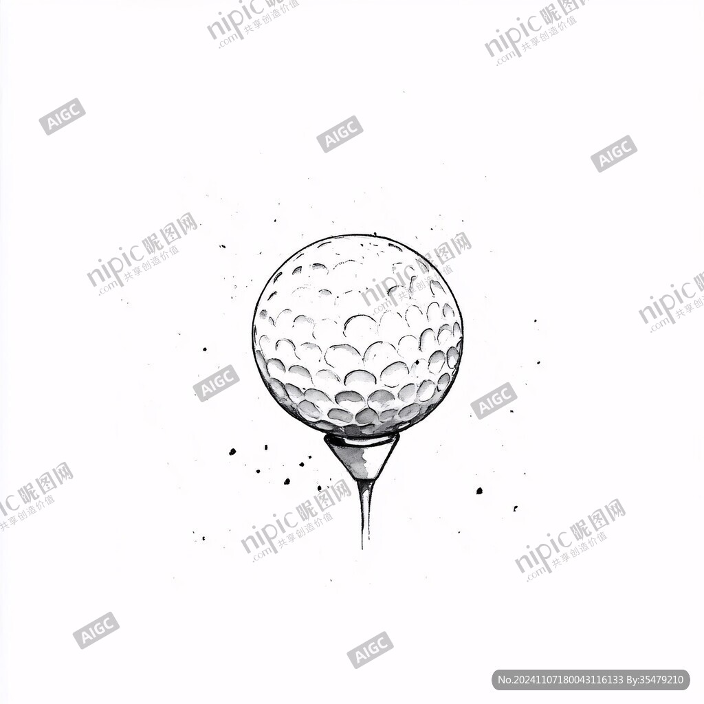 水珠手绘插画