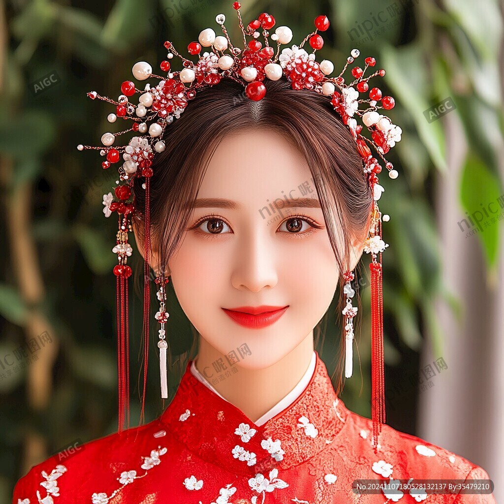 古风新娘头饰