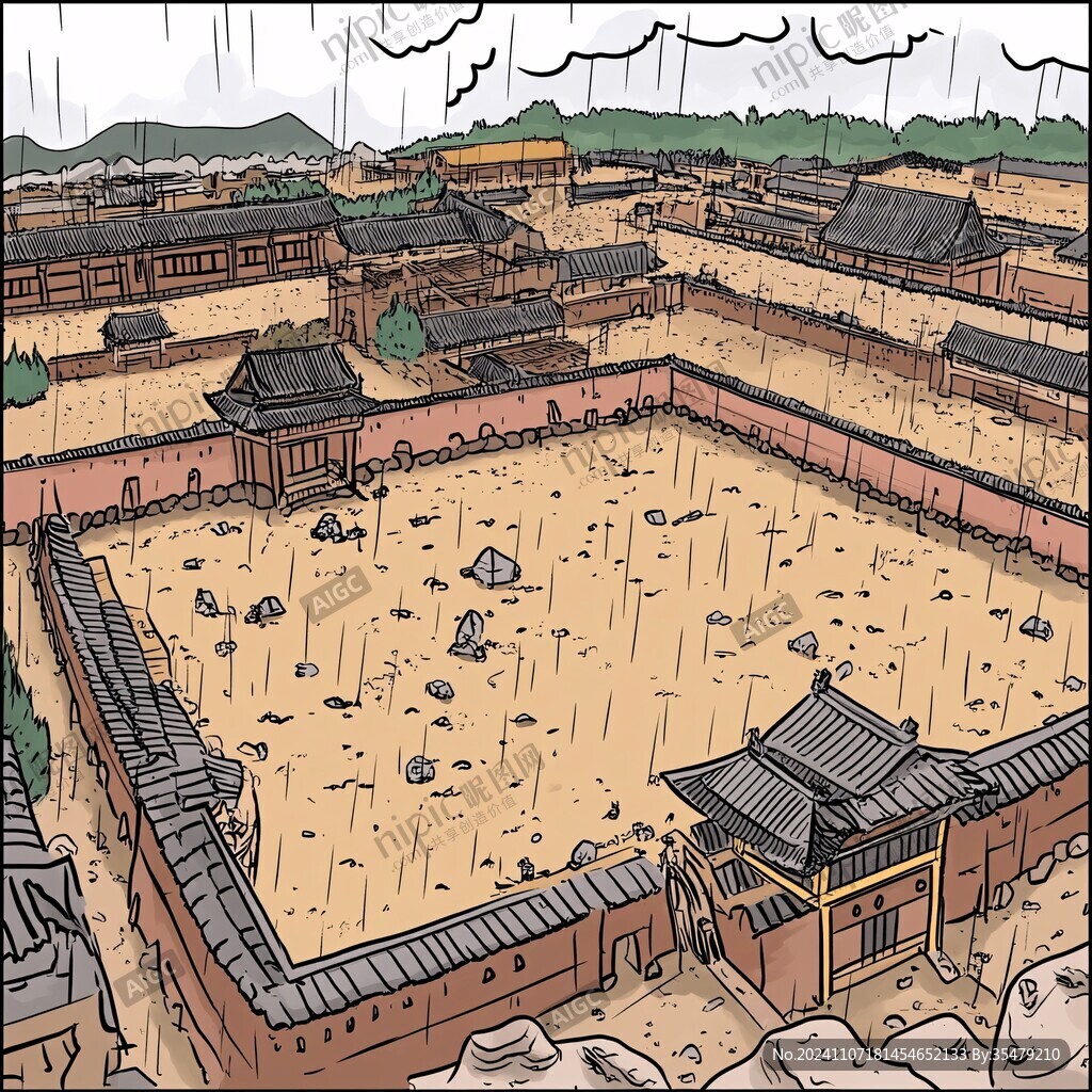 大境门插画