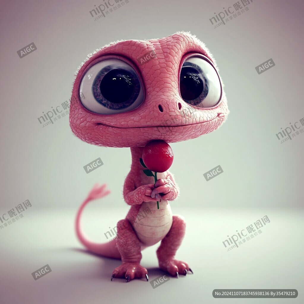 呆萌小恐龙形象