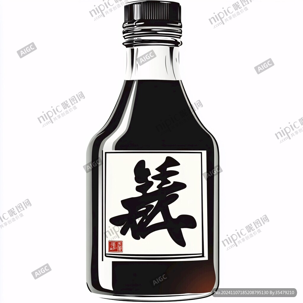 陈醋手绘包装