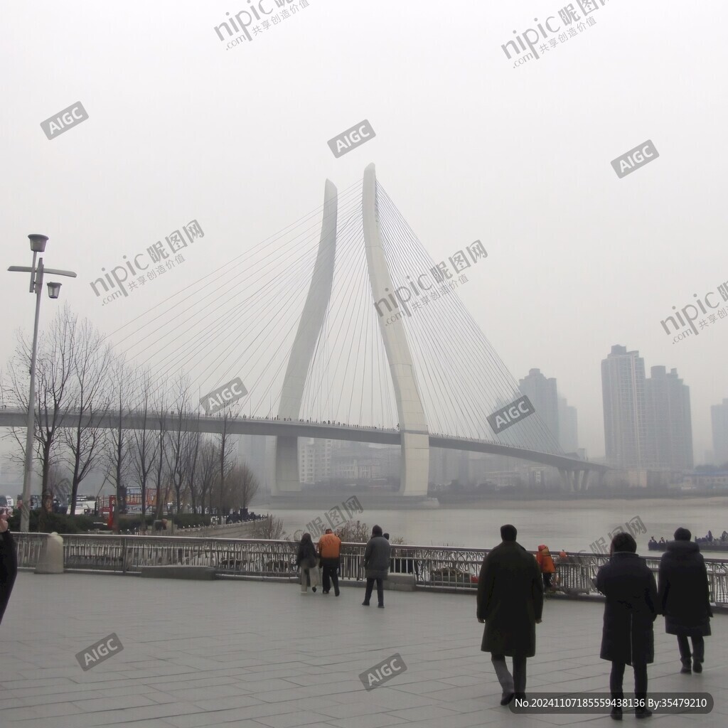 海心桥整体远景