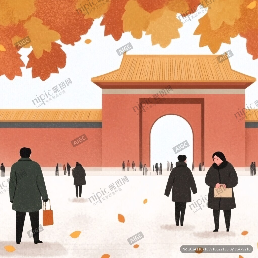 十三陵插画