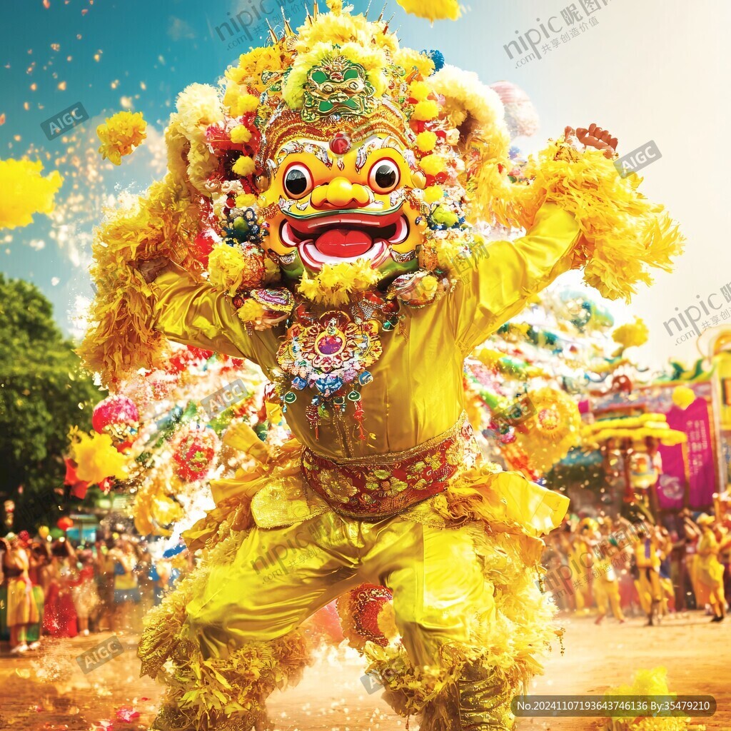 舞龙舞狮节庆