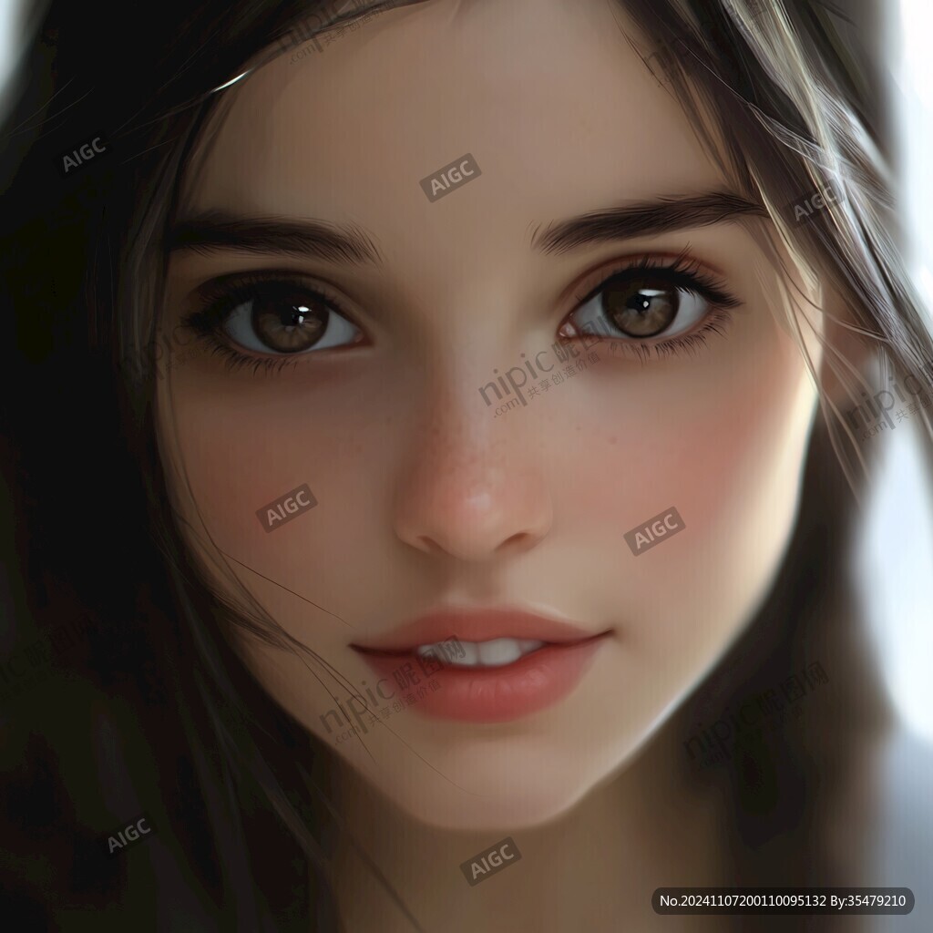 写实人物插画