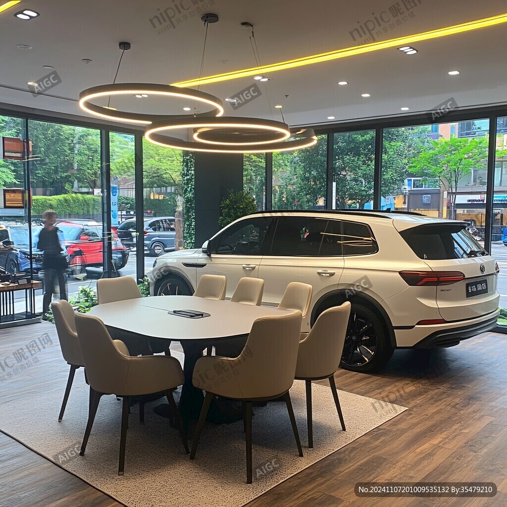 高端4s店休息区