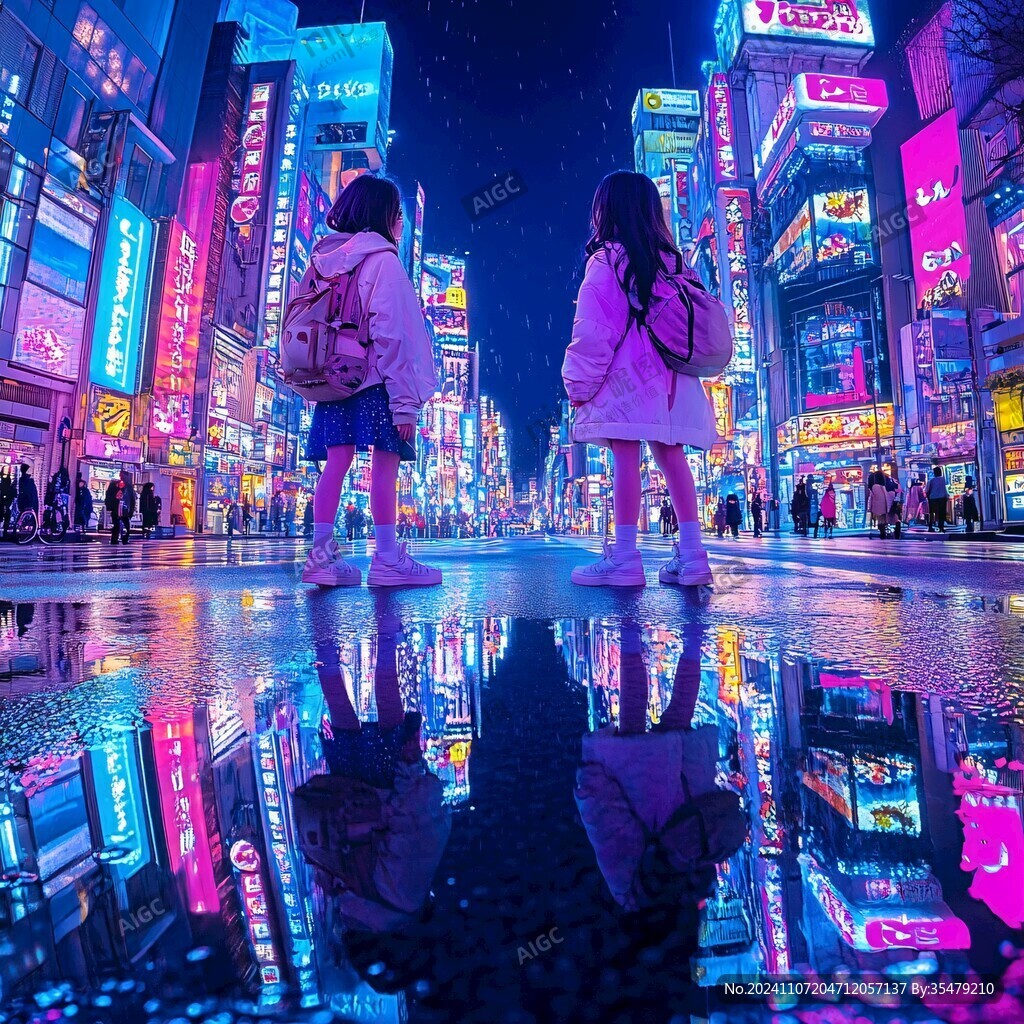 夜景梅雨季
