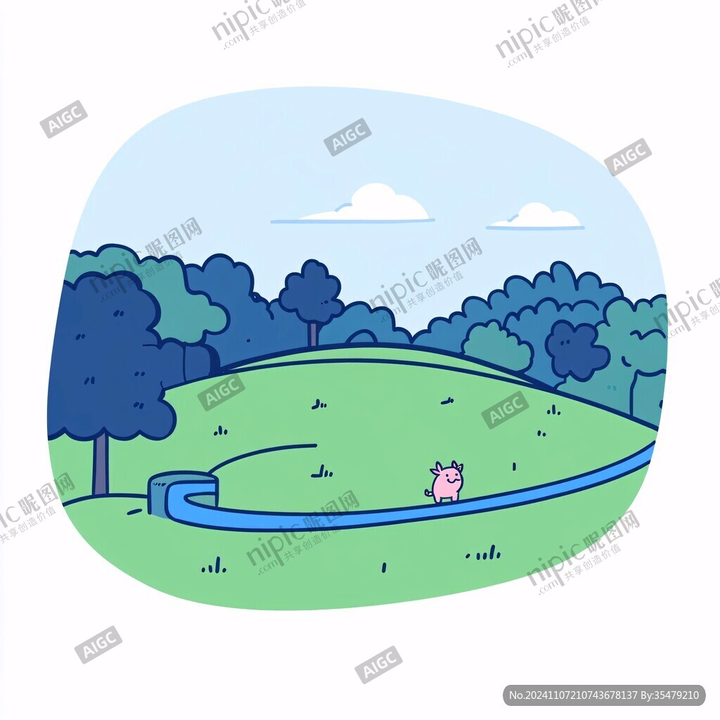 卡通小风景