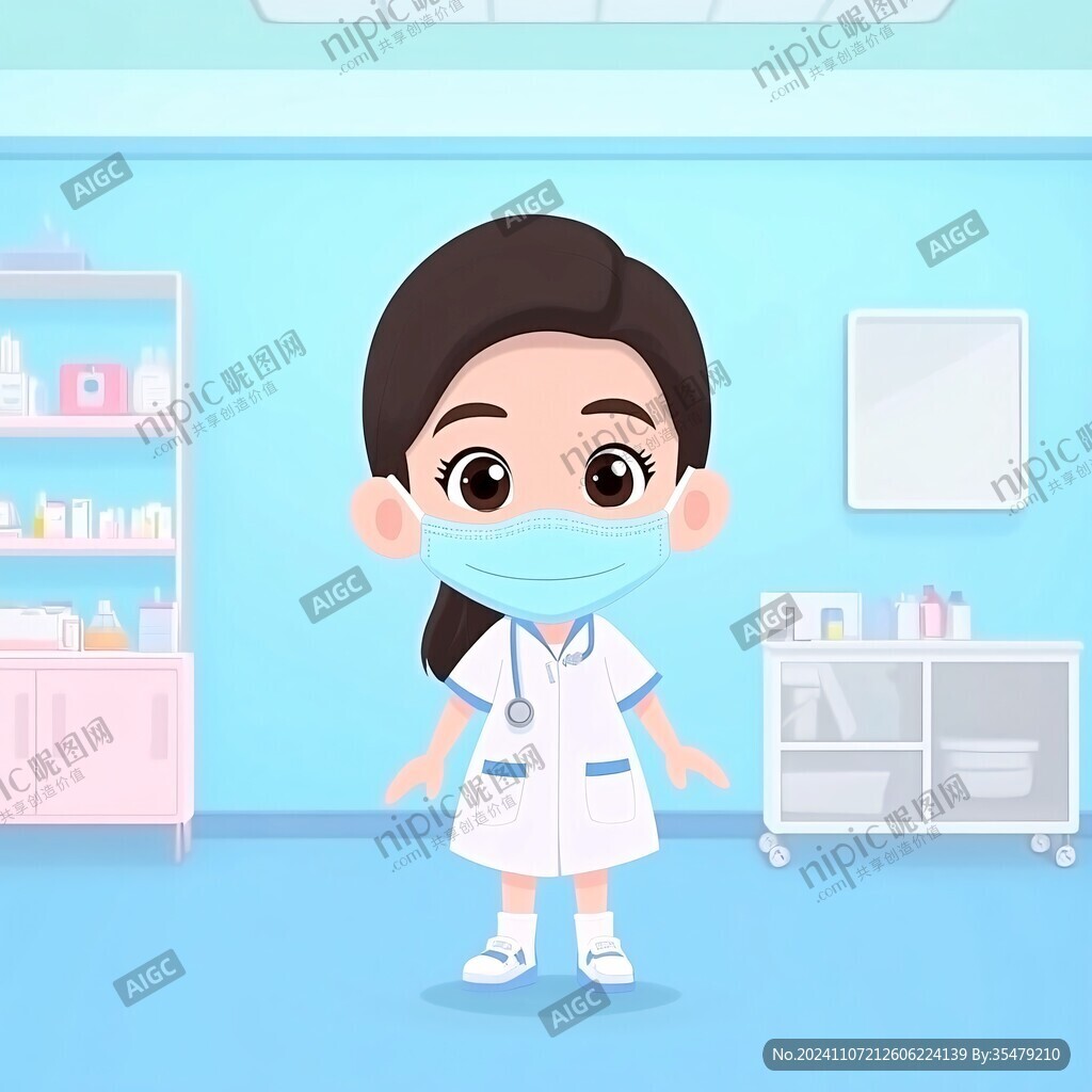 卡通医护形象
