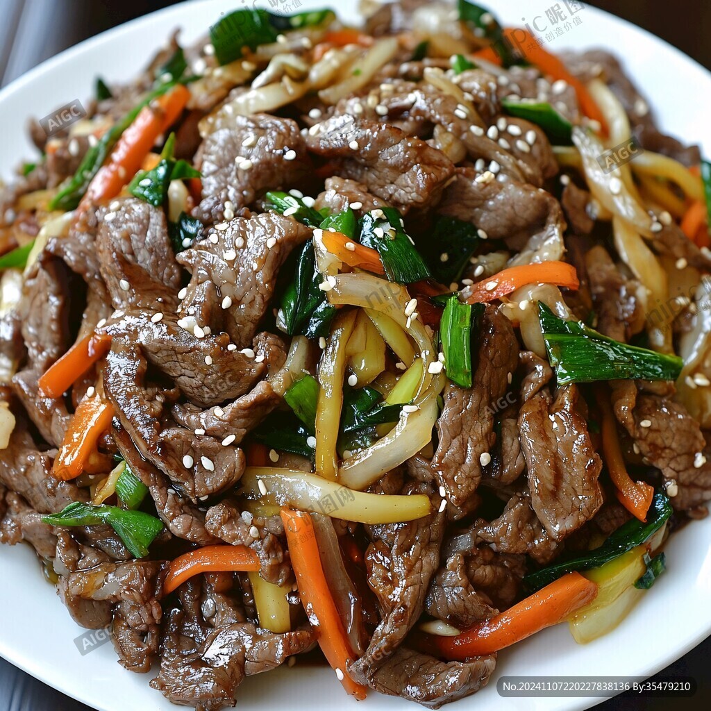 韩式炒牛肉