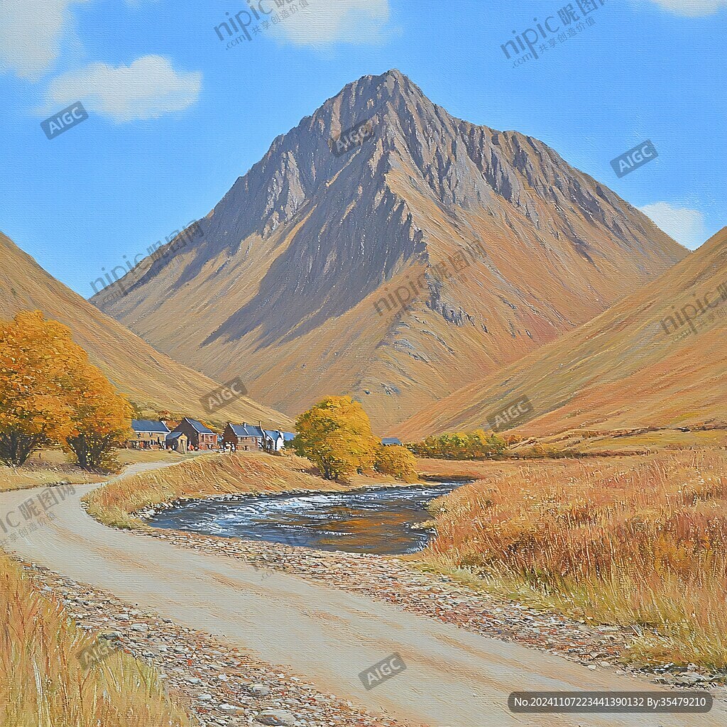 风景厚涂