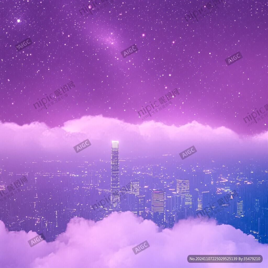 羊城星空背景