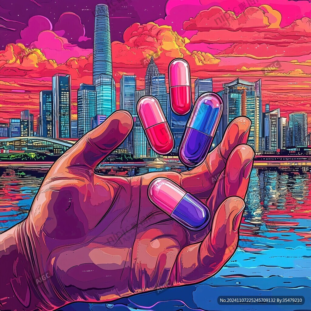 药品插画
