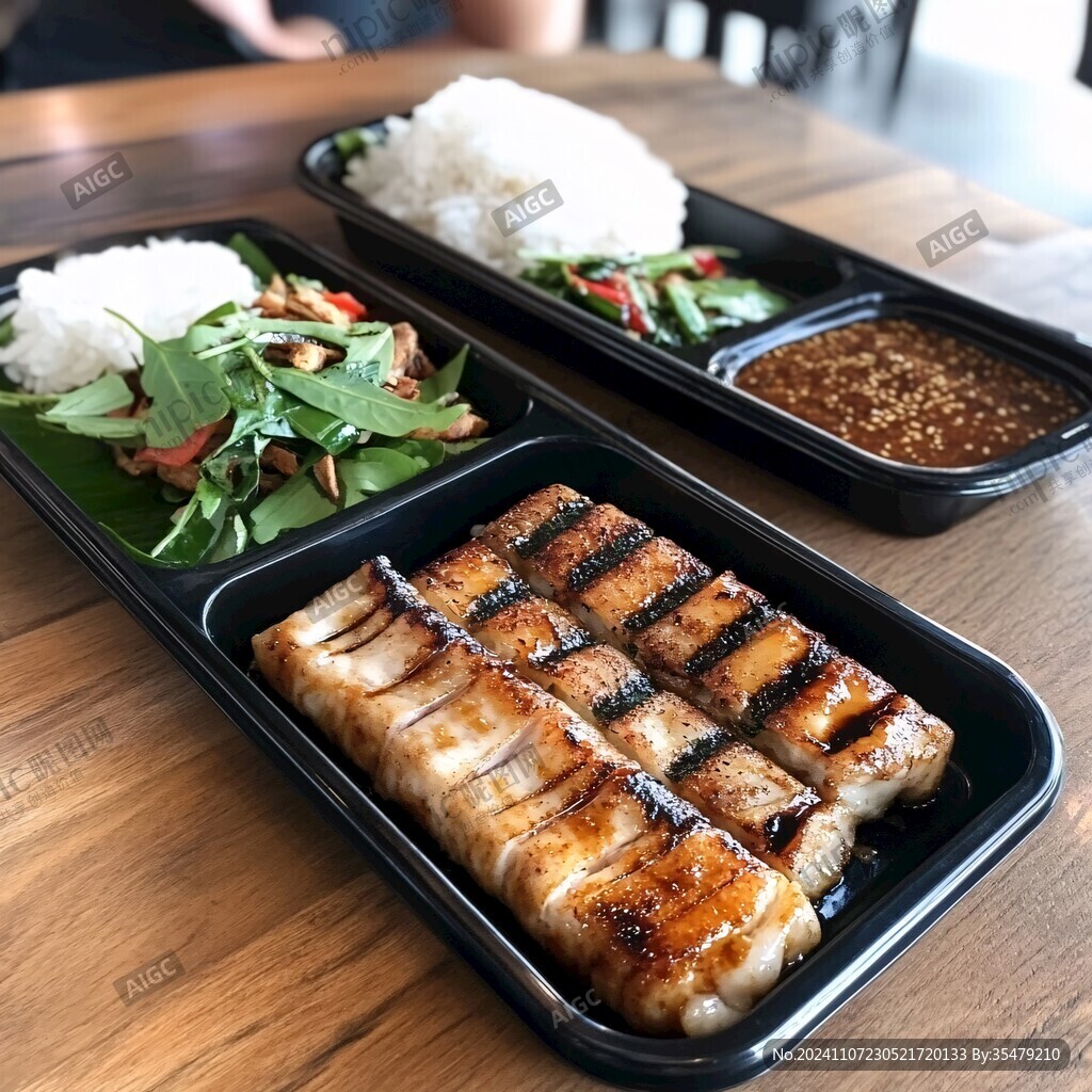 烤五花肉饭套餐