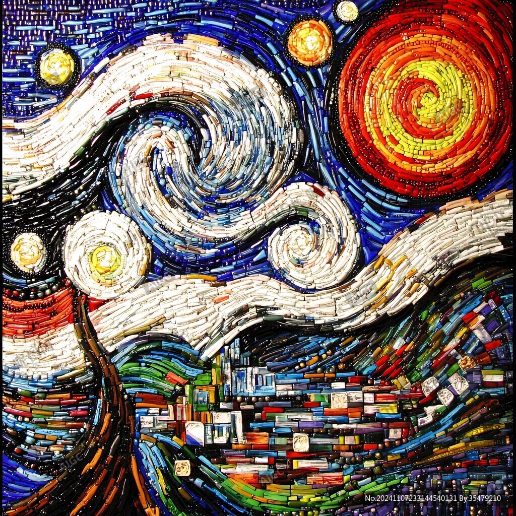 漩涡星系装饰画