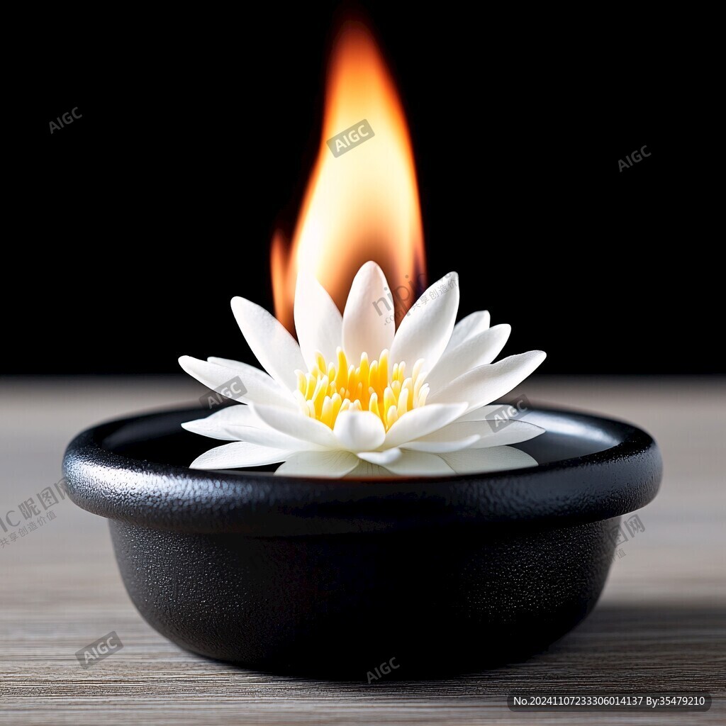 莲花座蜡烛