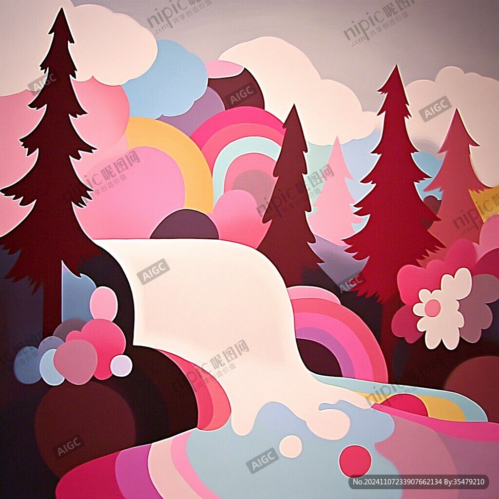 3d立体插画风格