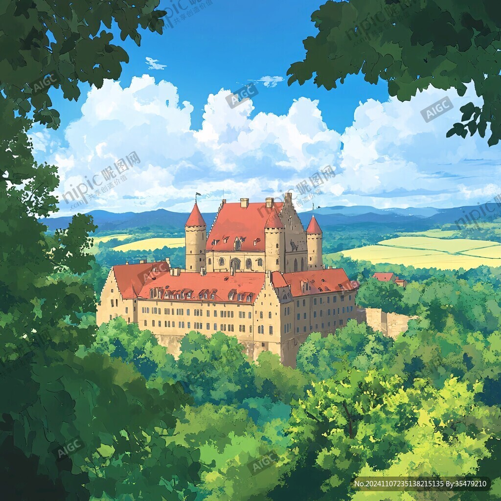 慕尼黑插画