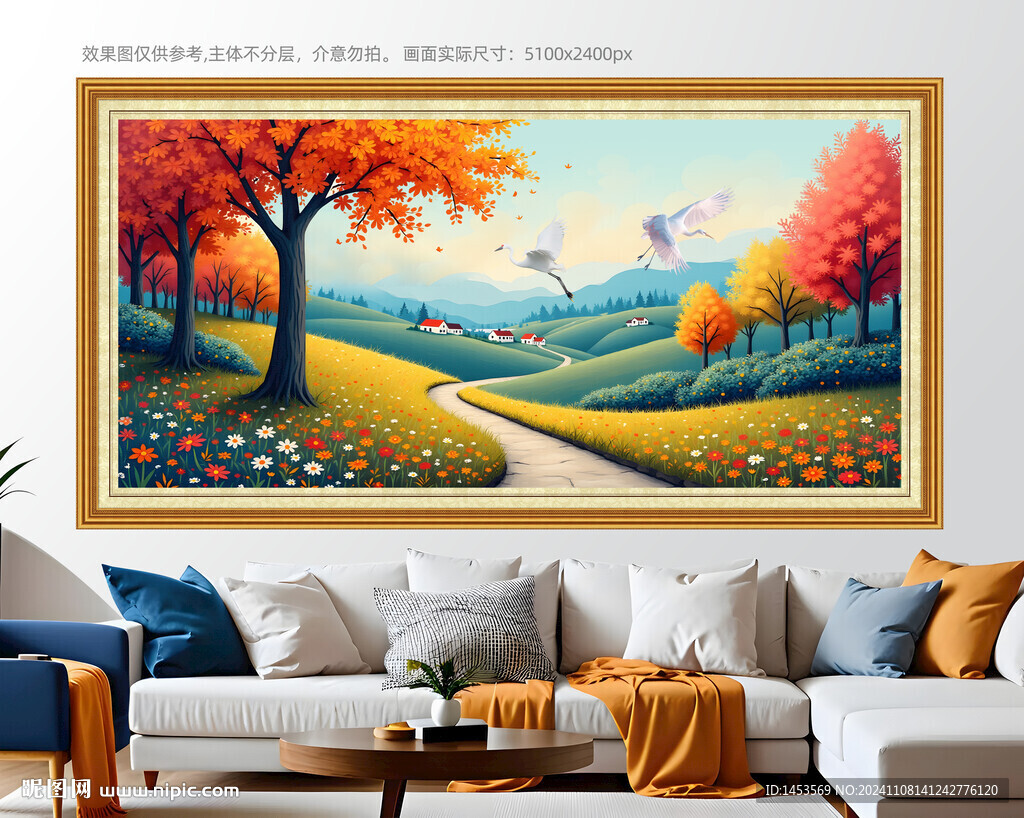 田园风光油画